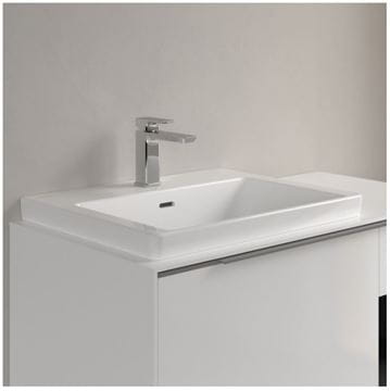 VILLEROY & BOCH SUBWAY 3.0 umývadlo 60 cm, s otvorom pre batériu a prepadom, brúsené, alpská biela 4A706G01 Obrázek - fotka