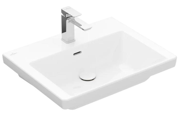 VILLEROY & BOCH SUBWAY 3.0 umývadlo 60 cm, s otvorom pre batériu a prepadom, brúsené, alpská biela 4A706G01 Obrázek - fotka