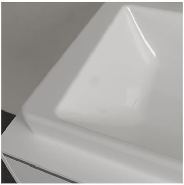 VILLEROY & BOCH SUBWAY 3.0 umývadlo 60 cm, s otvorom pre batériu a prepadom, brúsené, alpská biela 4A706G01 Obrázek - fotka