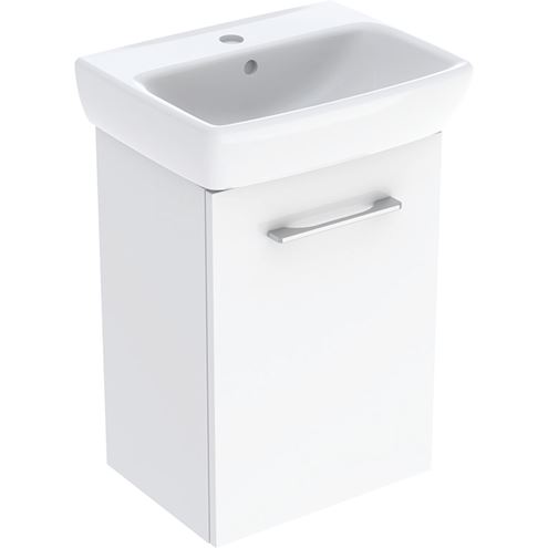 GEBERIT SELNOVA SQUARE skrinka s umývadlom 45x35,4x64,9 cm, 1 dvierka, lesklá biela 502.746.00.1 Obrázek - Hlavní obrázek