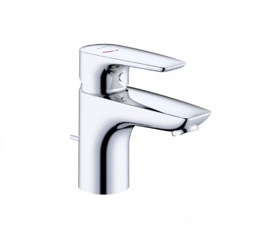 KLUDI PURE&SOLID umývadlová stojanková batéria, s odtokovou súpravou, chróm 343880575WR4 Obrázek - Hlavní obrázek