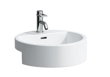 LAUFEN LIVING umývadlo 46 cm, s otvorom pre batériu a prepadom