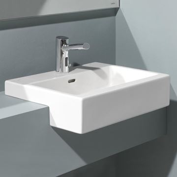 LAUFEN LIVING umývadlo 55 cm, s otvorom pre batériu a prepadom H8134320001041 Obrázek - fotka
