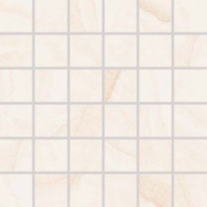 RAKO ONYX mozaika 30x30(5x5) cm, lepená na sieti, lesk, svetlo béžová