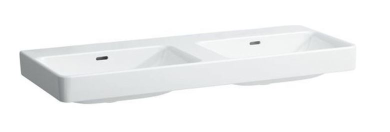 LAUFEN PRO S dvojumývadlo 130 cm, s prepadom, LCC H8149684001091 Obrázek - Hlavní obrázek