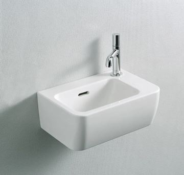 LAUFEN PRO umývadielko 36 cm, s otvorom pre batériu vpravo a prepadom, LCC H8169554001061 Obrázek - fotka