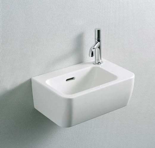 LAUFEN PRO umývadielko 36 cm, s otvorom pre batériu vpravo a prepadom, LCC H8169554001061 Obrázek - fotka