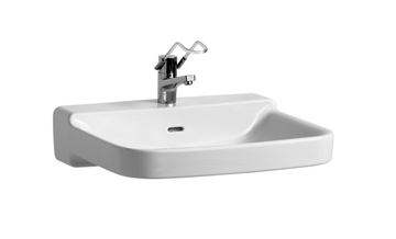 LAUFEN PRO LIBERTY bezbariérové umývadlo 65 cm, s otvorom pre batériu a prepadom