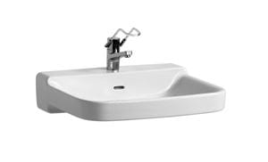 LAUFEN PRO LIBERTY bezbariérové umývadlo 65 cm, s otvorom pre batériu a prepadom