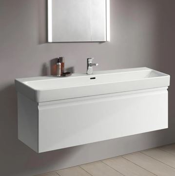 LAUFEN PRO S umývadlo 120 cm, s otvorom pre batériu a prepadom H8149650001041 Obrázek - fotka