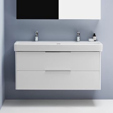 LAUFEN PRO S umývadlo 120 cm, s 2 otvormi pre batérie a prepadom H8149650001071 Obrázek - fotka
