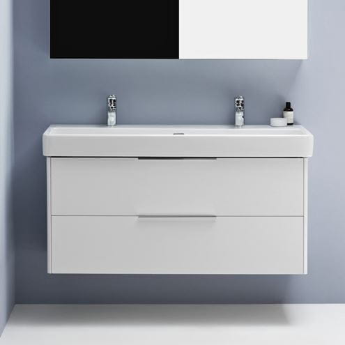 LAUFEN PRO S umývadlo 120 cm, s 2 otvormi pre batérie a prepadom H8149650001071 Obrázek - fotka