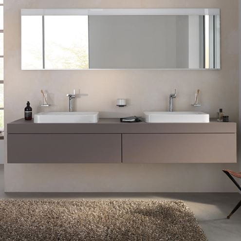 KEUCO EDITION 400 umývadlo 60 cm, bez otvoru pre batériu, bez prepadu, CleanPlus 31570317500 Obrázek - fotka