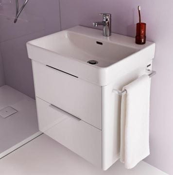 LAUFEN PRO S umývadlo 60 cm, s otvorom pre batériu a prepadom H8109630001041 Obrázek - fotka
