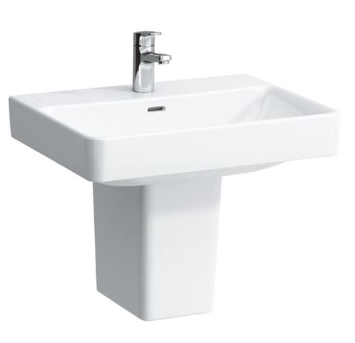 LAUFEN PRO S umývadlo 60 cm, s otvorom pre batériu a prepadom H8109630001041 Obrázek - fotka
