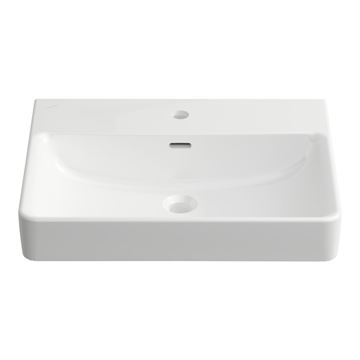 LAUFEN PRO S umývadlo 60 cm, s otvorom pre batériu a prepadom