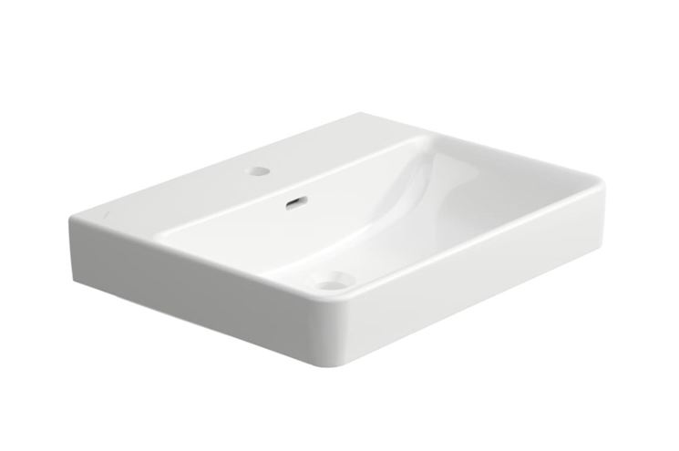 LAUFEN PRO S umývadlo 60 cm, s otvorom pre batériu a prepadom, LCC H8109634001041 Obrázek - Hlavní obrázek