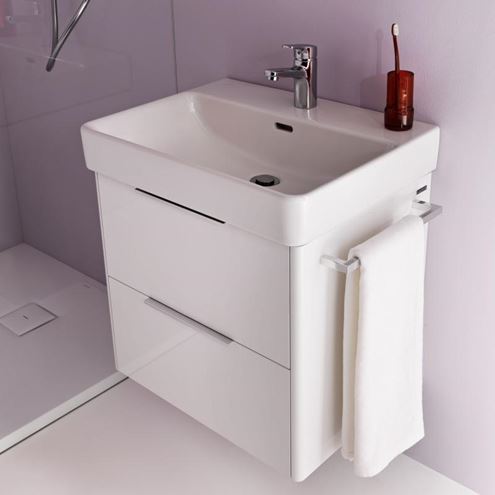 LAUFEN PRO S umývadlo 60 cm, s otvorom pre batériu a prepadom, LCC H8109634001041 Obrázek - fotka