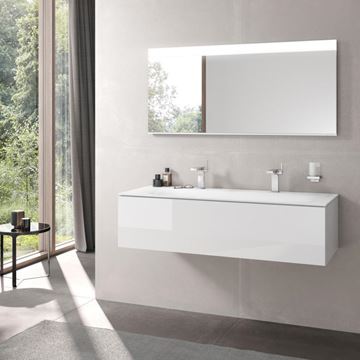 KEUCO EDITION 11 skrinka pod umývadlo 140x53, 5x35 cm, 1 zásuvka, Push-open, biela 31361380000 Obrázek - fotka