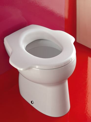 LAUFEN FLORAKIDS detské WC sedadlo, bez poklopu, biela H8910323000001 Obrázek - fotka