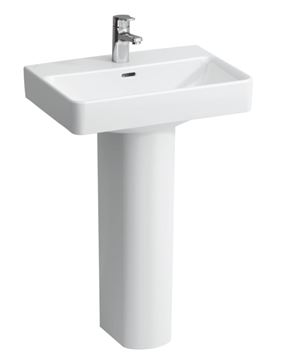 LAUFEN PRO S umývadlo 55 cm, s otvorom pre batériu a prepadom H8189580001041 Obrázek - fotka