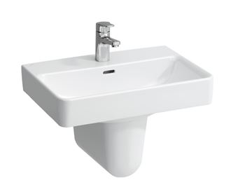 LAUFEN PRO S umývadlo 55 cm, s otvorom pre batériu a prepadom H8189580001041 Obrázek - fotka