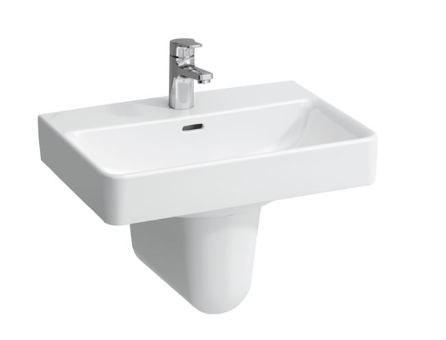 LAUFEN PRO S umývadlo 55 cm, s otvorom pre batériu a prepadom H8189580001041 Obrázek - fotka