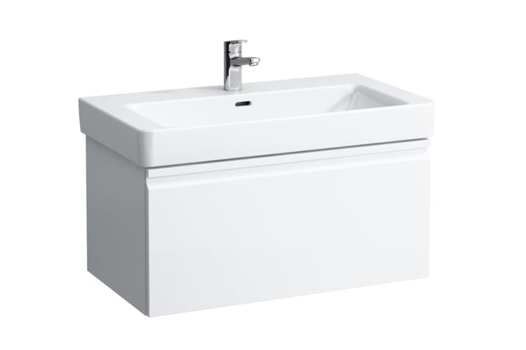 LAUFEN PRO S umývadlo 85 cm, s otvorom pre batériu a prepadom, LCC H8139654001041 Obrázek - fotka