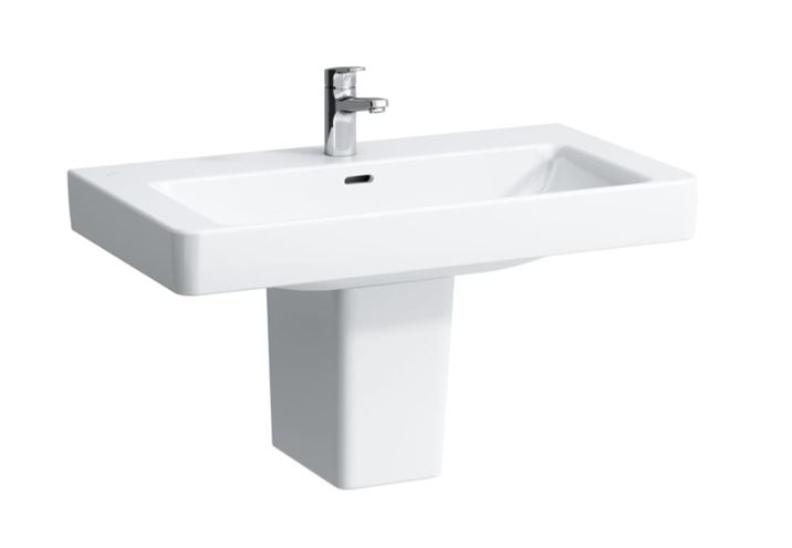 LAUFEN PRO S umývadlo 85 cm, s otvorom pre batériu a prepadom, LCC H8139654001041 Obrázek - fotka