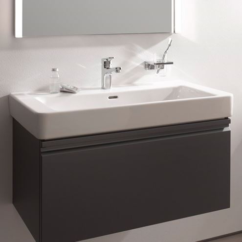 LAUFEN PRO S umývadlo 85 cm, s otvorom pre batériu a prepadom, LCC H8139654001041 Obrázek - fotka