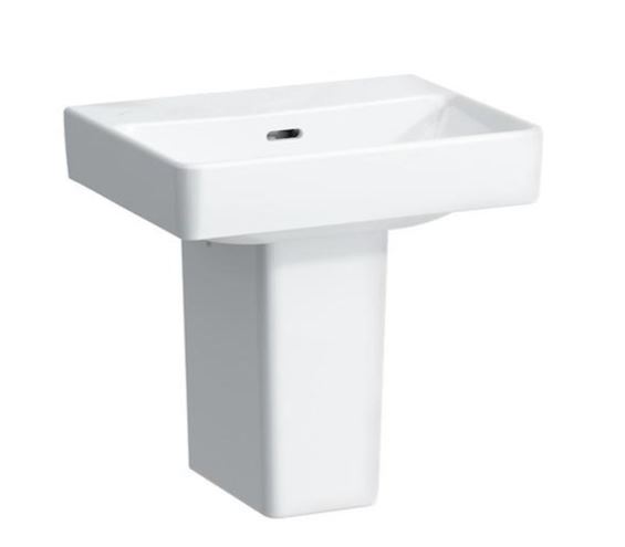 LAUFEN PRO S umývadielko 45 cm, s otvorom pre batériu, bez prepadu H8159610001561 Obrázek - fotka