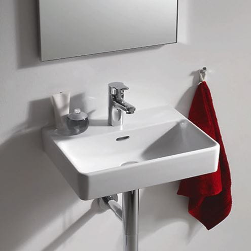 LAUFEN PRO S umývadielko 45 cm, s otvorom pre batériu a prepadom, LCC H8159614001041 Obrázek - fotka