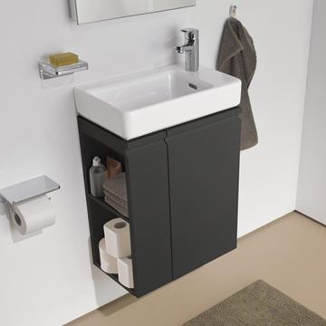 LAUFEN PRO S umývadielko 48 cm, s otvorom pre batériu vpravo a prepadom, LCC H8159544001041 Obrázek - fotka