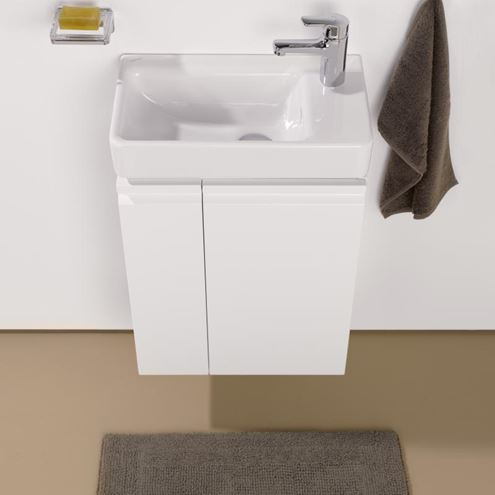LAUFEN PRO S umývadielko 48 cm, s otvorom pre batériu vpravo a prepadom H8159540001041 Obrázek - fotka