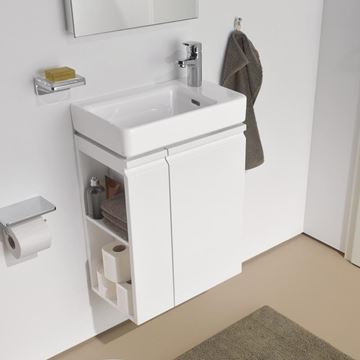 LAUFEN PRO S umývadielko 48 cm, s otvorom pre batériu vpravo a prepadom H8159540001041 Obrázek - fotka