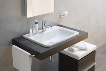 LAUFEN PRO S umývadlo 56 cm, s otvorom pre batériu a prepadom H8189630001041 Obrázek - fotka