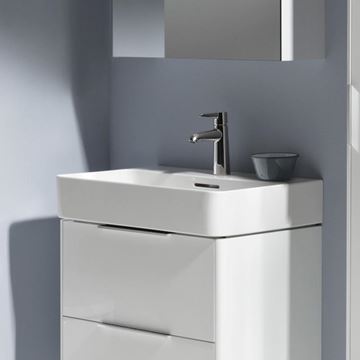 LAUFEN VAL umývadlo 55 cm, s otvorom pre batériu a prepadom H8102820001041 Obrázek - fotka