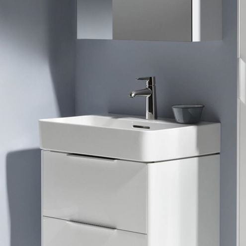 LAUFEN VAL umývadlo 55 cm, s otvorom pre batériu a prepadom H8102820001041 Obrázek - fotka
