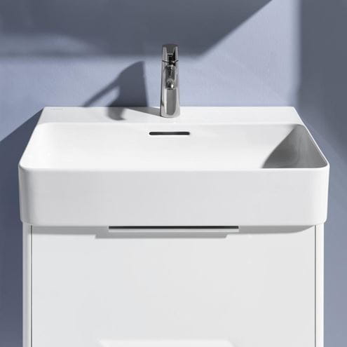 LAUFEN VAL umývadlo 60 cm, s otvorom pre batériu a prepadom H8102830001041 Obrázek - fotka