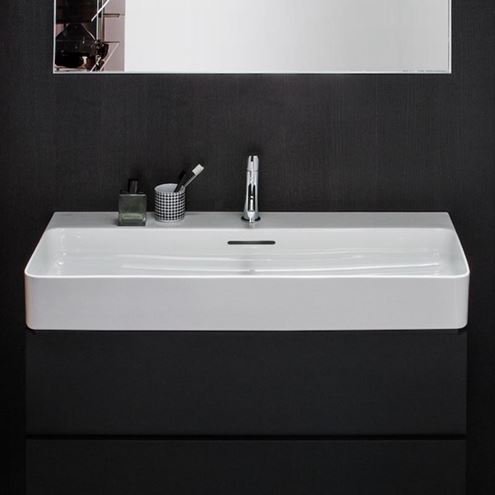 LAUFEN VAL umývadlo 95 cm, s otvorom pre batériu a prepadom H8102870001041 Obrázek - fotka
