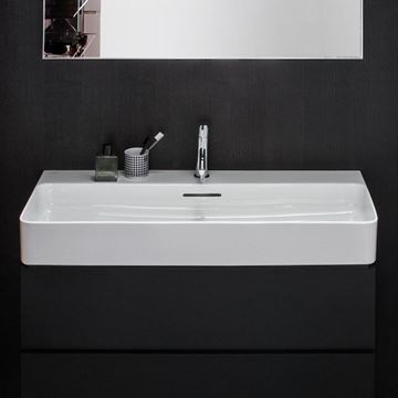 LAUFEN VAL umývadlo 95 cm, s otvorom pre batériu a prepadom H8102870001041 Obrázek - fotka