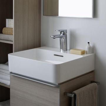 LAUFEN VAL umývadielko 45 cm, s otvorom pre batériu a prepadom H8152810001041 Obrázek - fotka