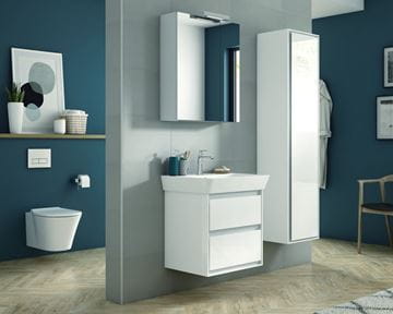IDEAL STANDARD CONNECT AIR umývadlo 60 cm, s otvorom pre batériu a prepadom E029801 Obrázek - fotka
