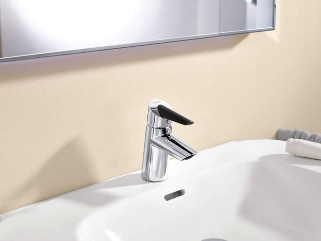 HANSA FIT umývadlová stojanková batéria, s odtokovou súpravou, chróm 65092203 Obrázek - fotka