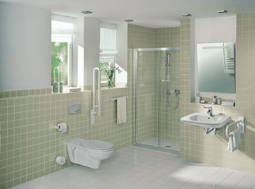 IDEAL STANDARD CONTOUR 21 bezbariérové umývadlo 65 cm, s otvorom pre batériu a prepadom V216801 Obrázek - fotka