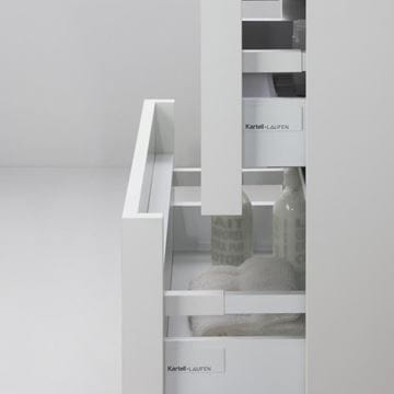 LAUFEN KARTELL skrinka pod umývadlo 118x45x60 cm, 2 zásuvky, Push-open, s organizérom, matná biela H4076480336401 Obrázek - fotka