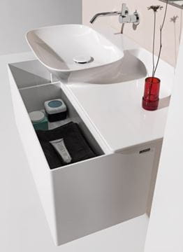 LAUFEN INO skrinka pod umývadlo 77x34, 8x35, 5 cm, 1 zásuvka, Push-open, matná biela H4254010301701 Obrázek - fotka