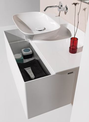 LAUFEN INO skrinka pod umývadlo 77x34, 8x35, 5 cm, 1 zásuvka, Push-open, matná biela H4254010301701 Obrázek - fotka