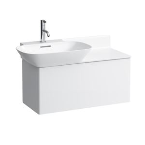 LAUFEN INO skrinka pod umývadlo 77x34, 8x35, 5 cm, 1 zásuvka, Push-open, matná biela