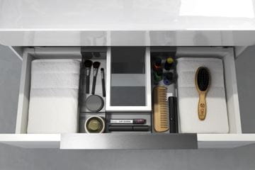 LAUFEN BASE skrinka pod umývadlo 57x35,8x51,5 cm, 2 zásuvky, lesklá biela H4022121102611 Obrázek - fotka